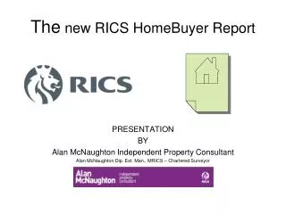 The new RICS HomeBuyer Report