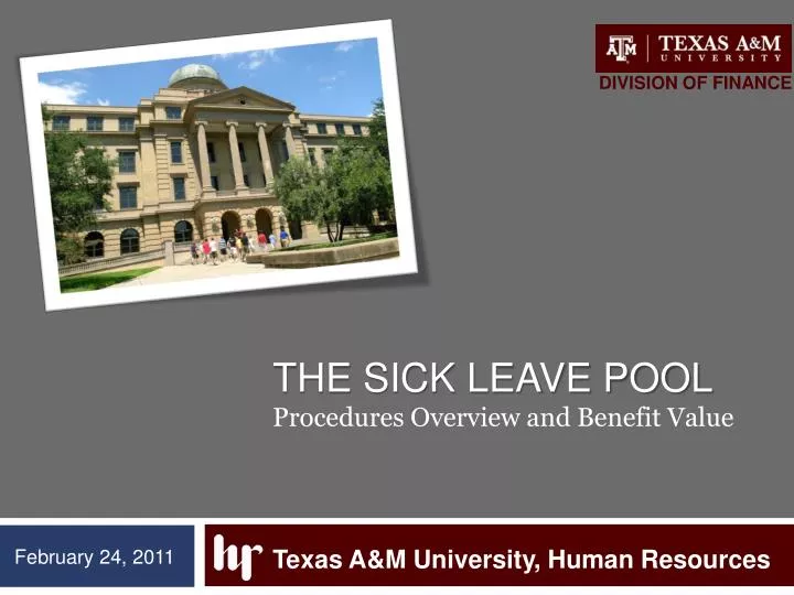 the sick leave pool procedures overview and benefit value