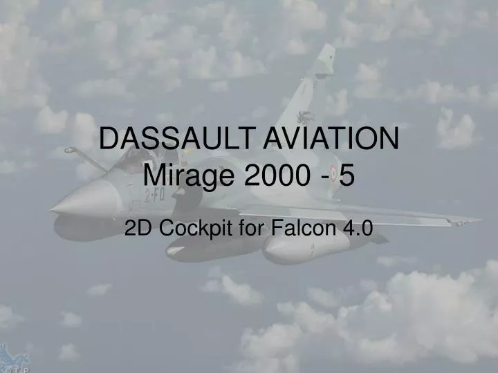 dassault aviation mirage 2000 5