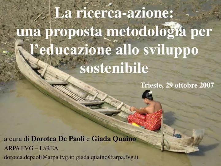 la ricerca azione una proposta metodologia per l educazione allo sviluppo sostenibile