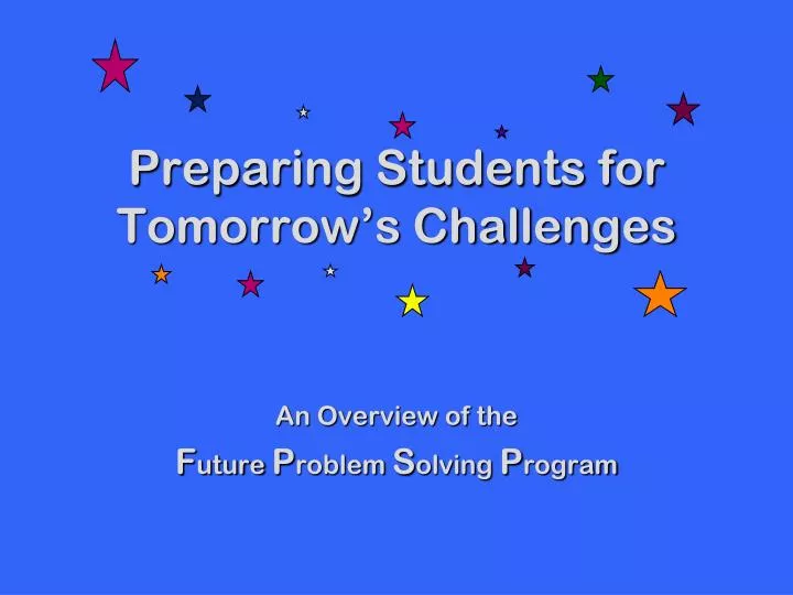 preparing students for tomorrow s challenges