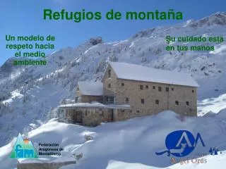 refugios de monta a