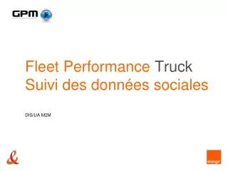 fleet performance truck suivi des donn es sociales