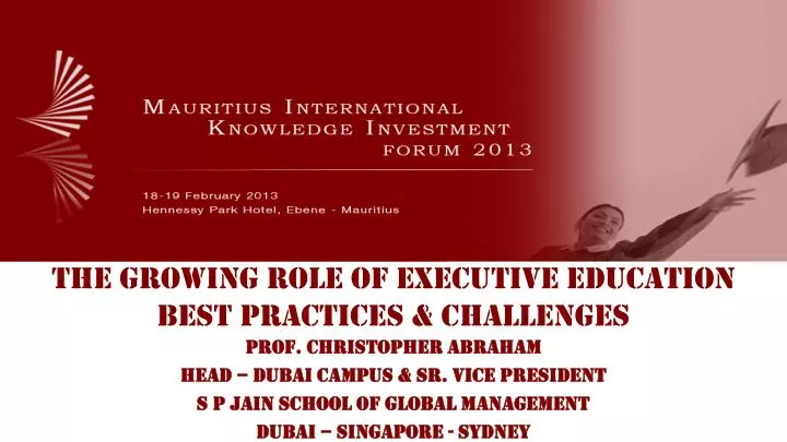 the growing role of executive education best practices challenges