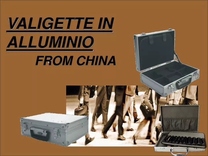 valigette in alluminio