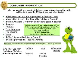 Like what you see? Visit these FTC sites for more information: