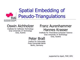 Spatial Embedding of Pseudo-Triangulations