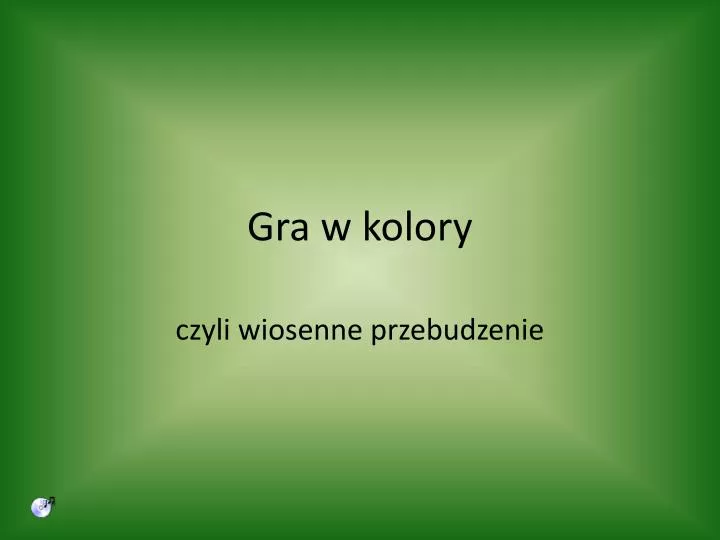 gra w kolory