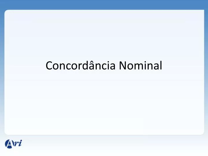 concord ncia nominal