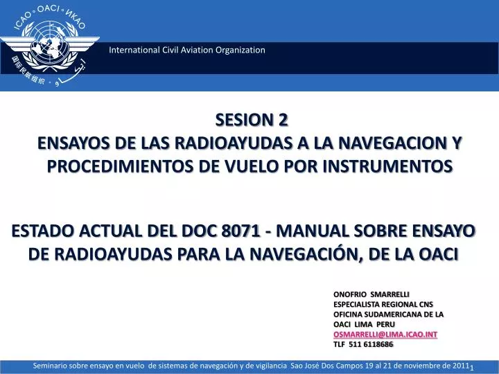 sesion 2 ensayos de las radioayudas a la navegacion y procedimientos de vuelo por instrumentos