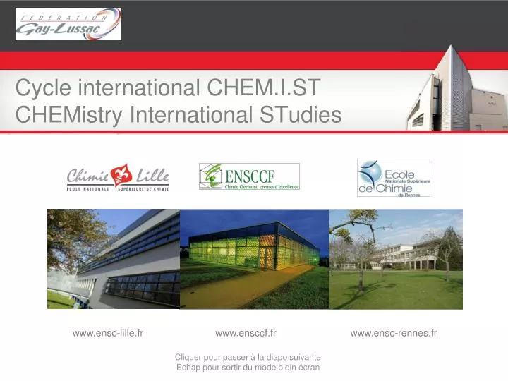 cycle international chem i st chemistry international studies