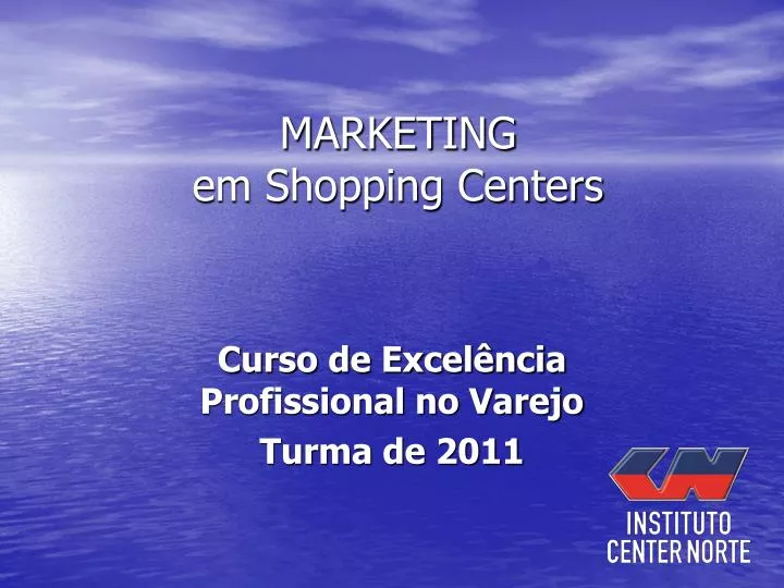 marketing em shopping centers