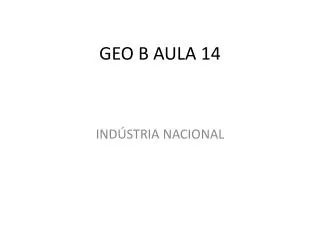 geo b aula 14
