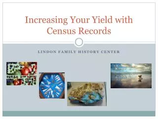 Increasing Your Yield with Census Records