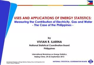 USES AND APPLICATIONS OF ENERGY STATISTICS: