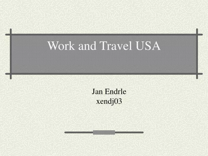 work and travel usa