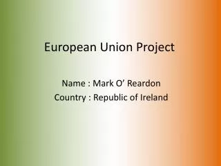 European Union Project