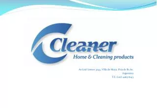 Home &amp; Cleaning products Av.Gral Lemos 3243, Villa de Mayo, Pcia de Bs.As . Argentina