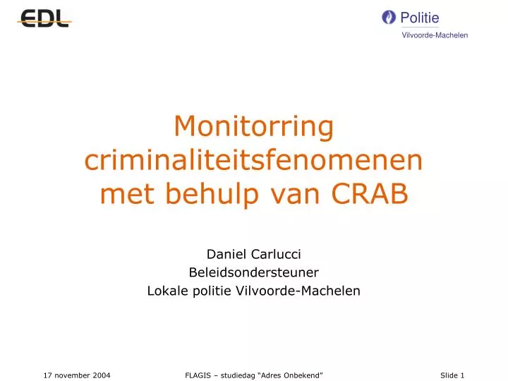 monitorring criminaliteitsfenomenen met behulp van crab