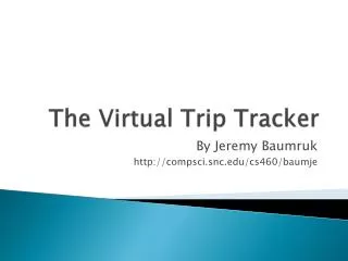 The Virtual Trip Tracker