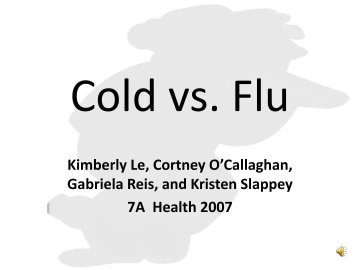 cold vs flu