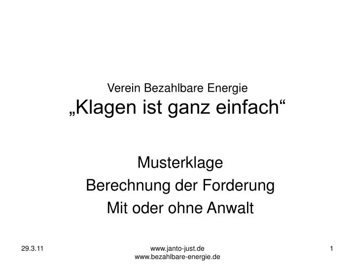 verein bezahlbare energie klagen ist ganz einfach