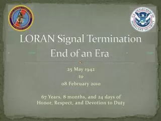 LORAN Signal Termination