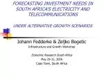 Johann Fedderke &amp; Zeljko Bogetic Infrastructure and Growth Workshop - slide 1