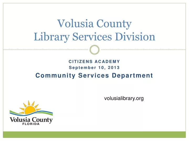 volusia county library services division