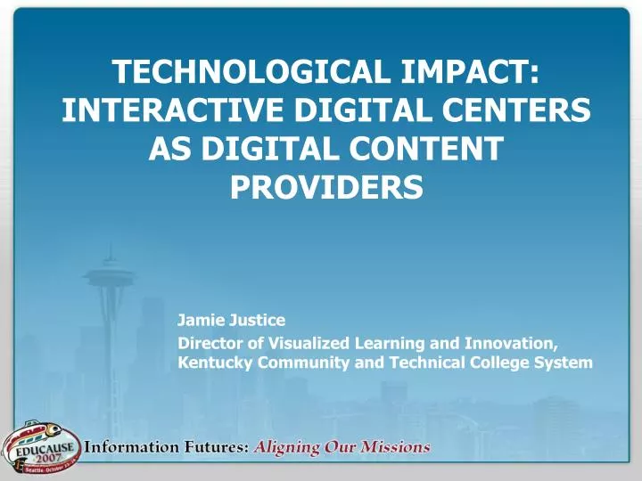 technological impact interactive digital centers as digital content providers