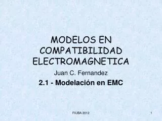 modelos en compatibilidad electromagnetica