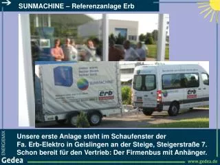 sunmachine referenzanlage erb