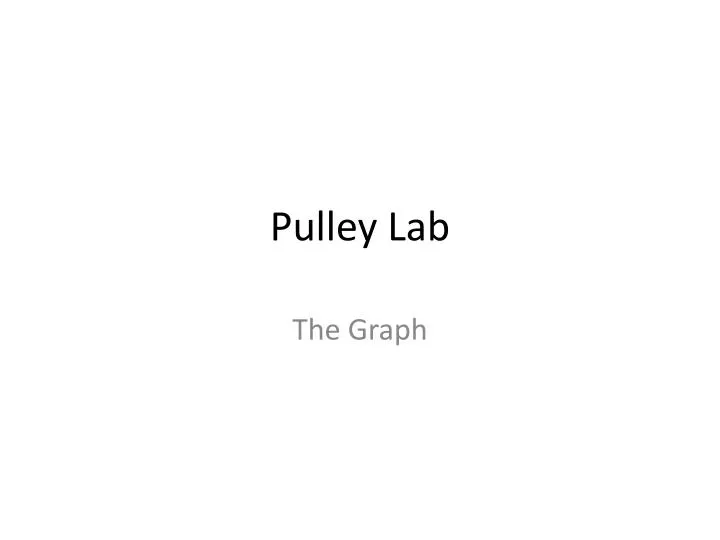 pulley lab