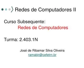 redes de computadores ii