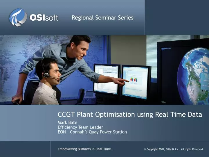 ccgt plant optimisation using real time data