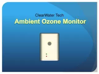 ClearWater Tech Ambient Ozone Monitor