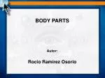 BODY PARTS - slide 1