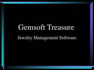 Gemsoft Treasure