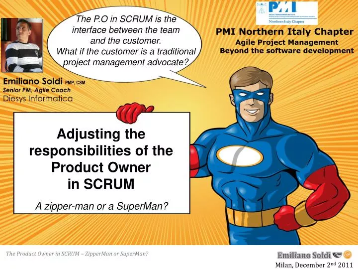 adjusting the responsibilities of the product owner in scrum