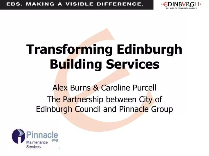 transforming edinburgh building services