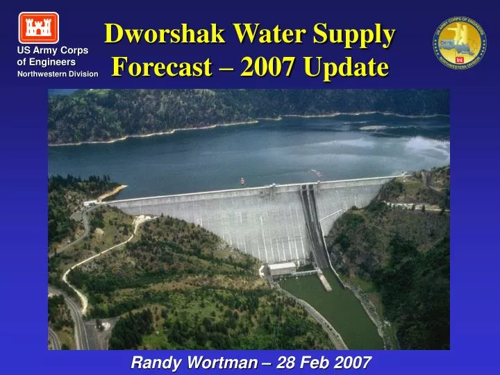 dworshak water supply forecast 2007 update