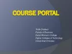 Transforming E-Business Education at Dubai Women's College: A Collaborative Approach - slide 1