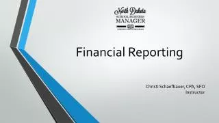 financial reporting