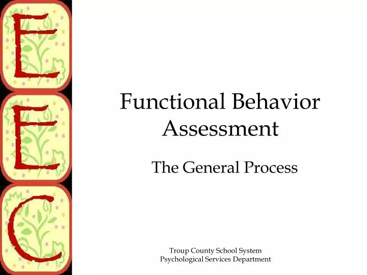 functional behavior assessment