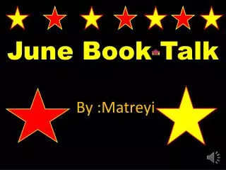 June Book-Talk