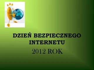 PPT - 10 ZASAD BEZPIECZNEGO KORZYSTANIA Z INTERNETU PowerPoint ...