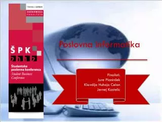 poslovna informatika