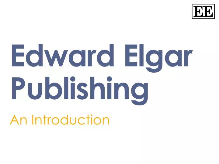 edward elgar publishing