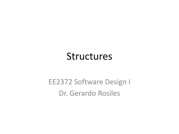 structures