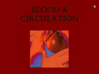 Blood &amp; circulation